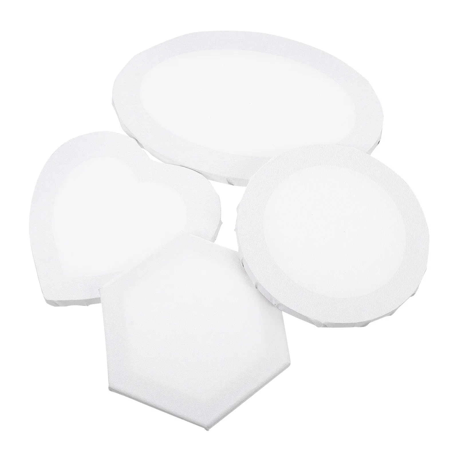 4Pcs Oil Painting Boards Set High-Quality Blank Canvas Boards for Acrylic Oil Painting Creative Art Projects Beginner Artists