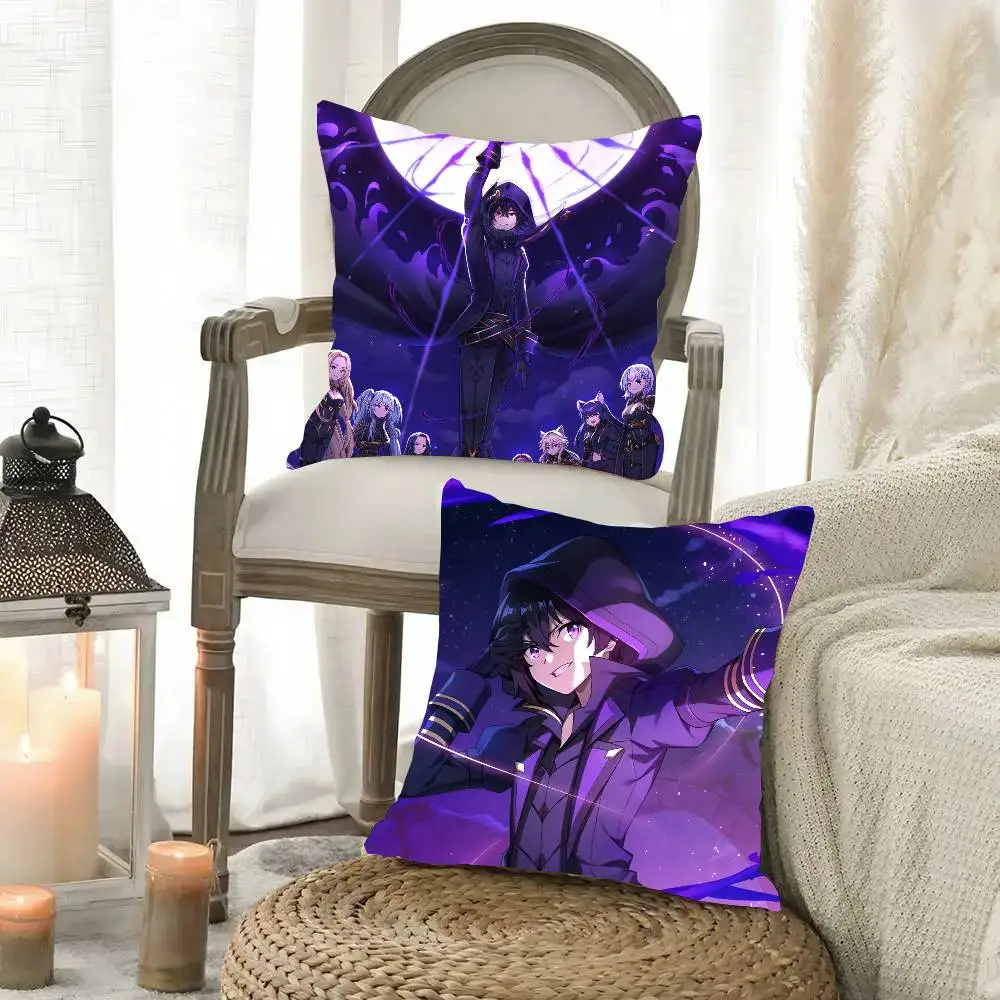 Anime The E-Eminence In Shadow Pillow Case Fashion Square Pillowcase Bedroom Sofa Room Ins Decoration Leisure
