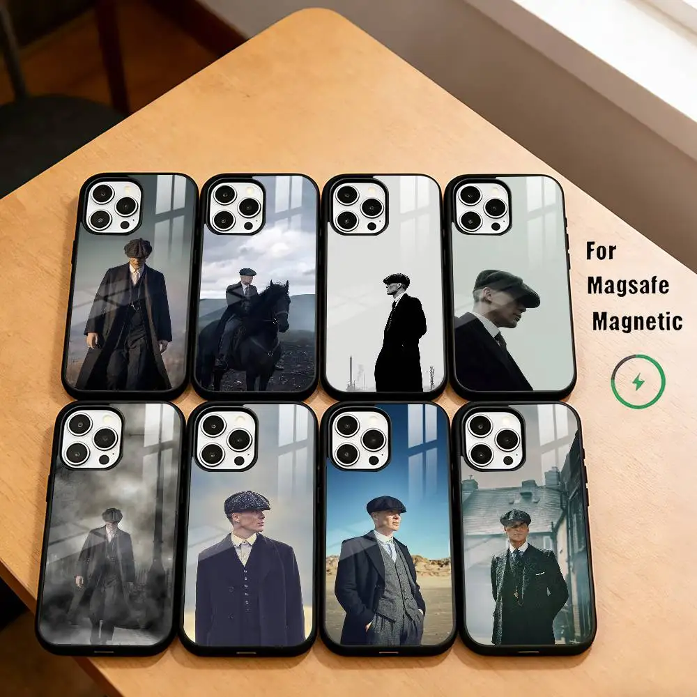 

P-Peaky B-Blinders M-Movie Phone Case For iPhone17,16,15,14,13,12,11 Plus,Pro Magnetic with Magsafe Wireless Charging