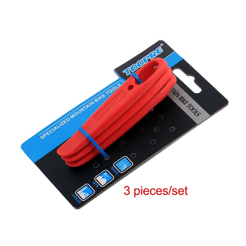 

High Quality Nylon Bicycle Tire Lever, 3 Pieces, Lightweight, Lever Bar, Goat Foot, MTB, Wheel Repair Tool, Tire Opener, Remover