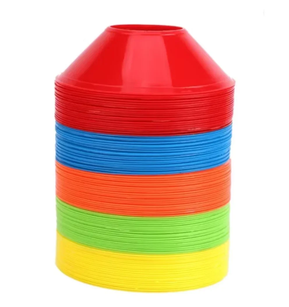 10/20 pçs durável cones de treinamento de futebol discos marcadores resistentes à pressão para prática de esportes de futebol equipamentos esportivos ao ar livre