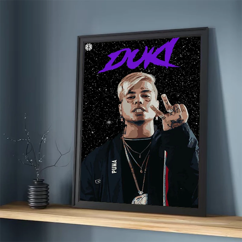 

Hip Hop Rap Singer Duki Poster Decorative Paintings Home Decorations Movies and Tv Picture on the Wall Decor Posters Canvas Room