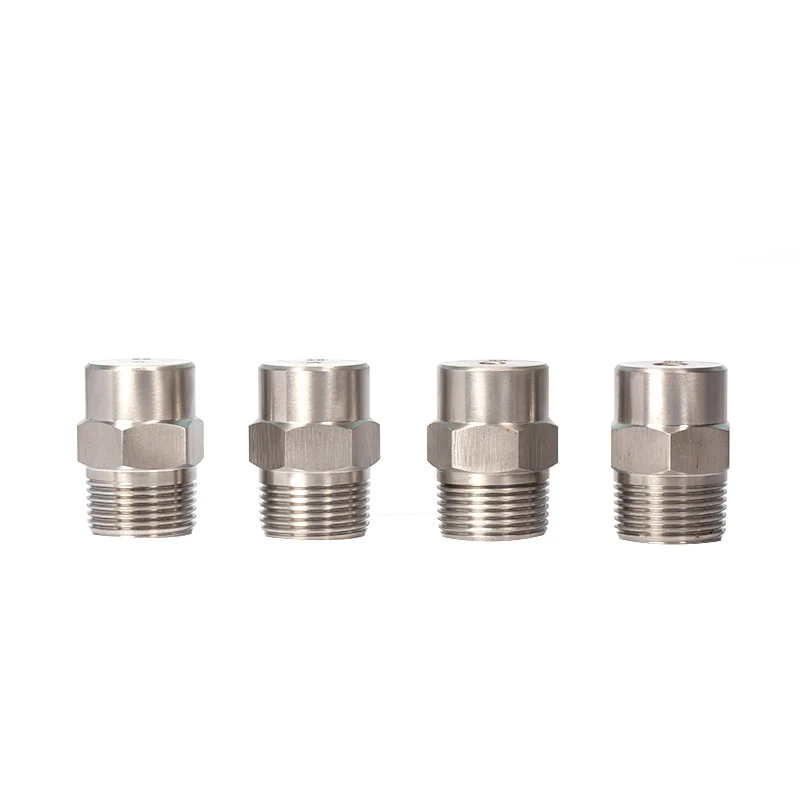 304 Stainless Steel Solid Cone Nozzle High and Low Pressure Dust Cleaning Spray Nozzle Atomization Spray Nozzle