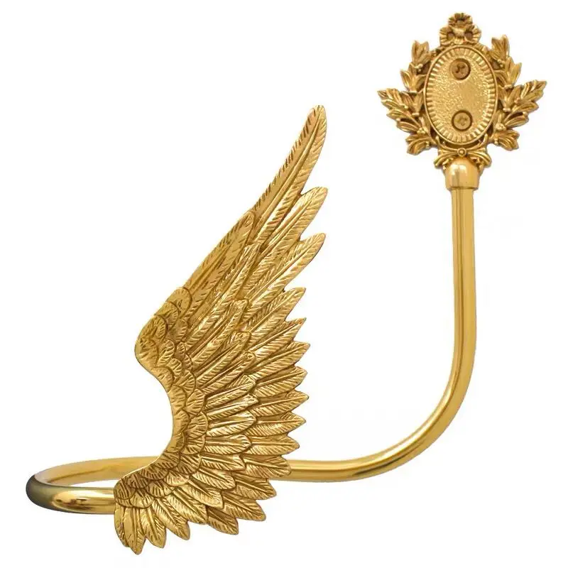 American brass wings, curtain hooks, foyer, living room, bedroom, gold hooks, retro light luxury