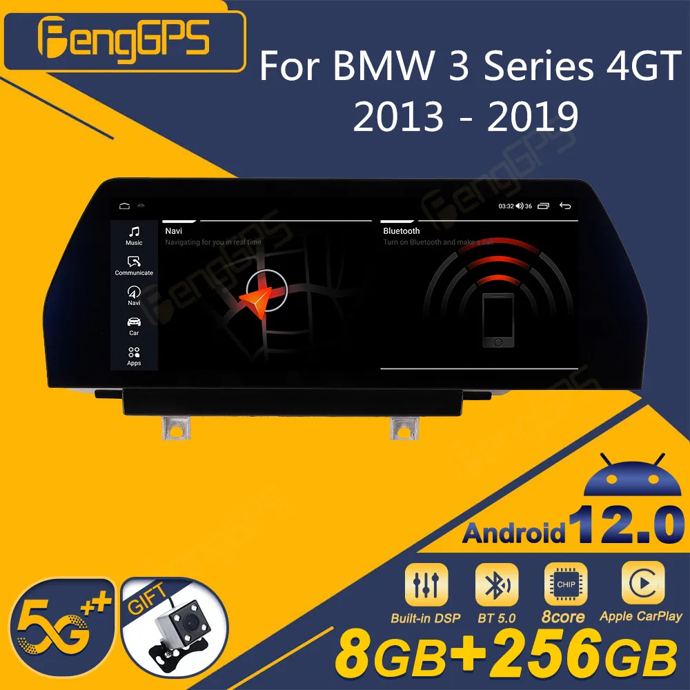 

Автомагнитола для BMW, 3 серии, 4GT, 2013-2019, Android, 2Din, стереоприемник, Авторадио, мультимедийный плеер, GPS-навигация, головное устройство, экран