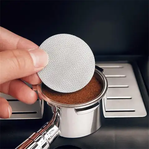 Filtre réutilisable pour café expresso en métal, écran 51/53.3/58mm en acier inoxydable pour porte-filtre 51/54/58mm