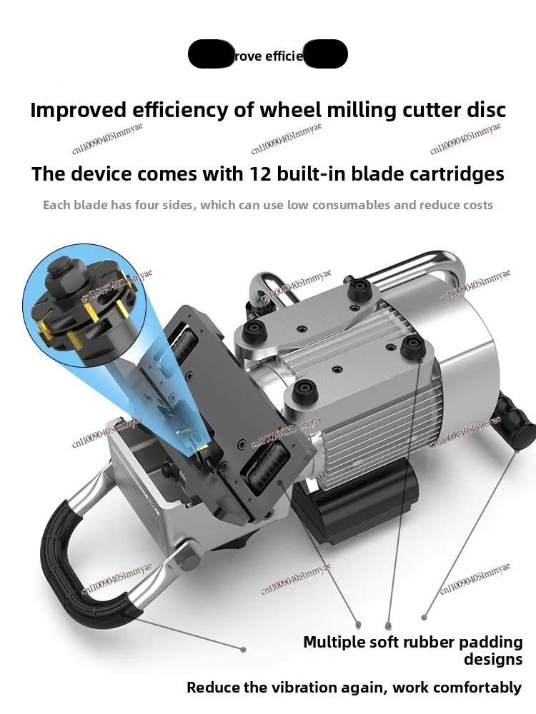 Stainless steel plate plate beveling machine Portable beveling edge cutter Angle adjustable