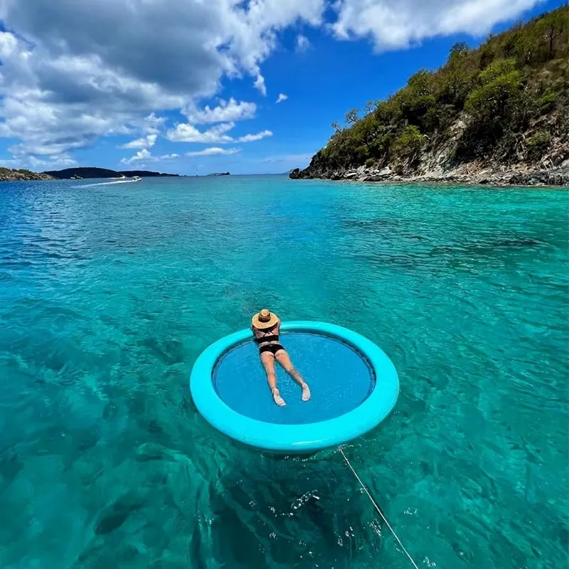 Spring Inflatable Floating Lounge Pool for Adult Above 15 Years Old Sunbathing Swimming Pool Water Party