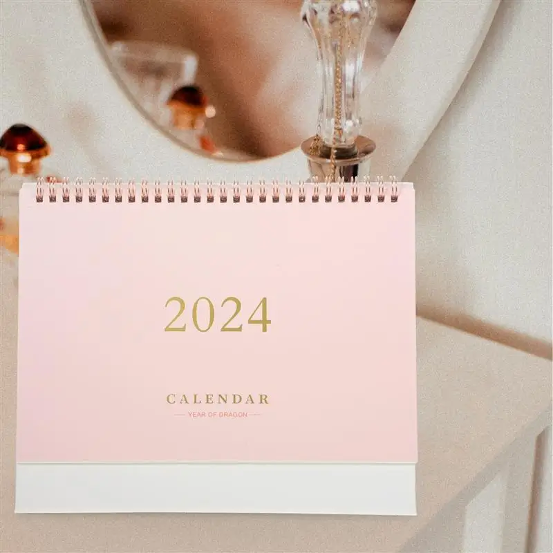 Bureau Pad Kalender Blok Kalender Bureau 2024 Mini Ornamenten Tafel Tafelblad Verticaal Decoratief Kantoor Cadeau Huishouden