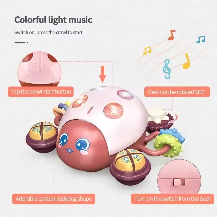 Vroeg leren baby educatief speelgoed Verhaalmachine met licht en muziek Multifunctioneel baby interactief speelgoed