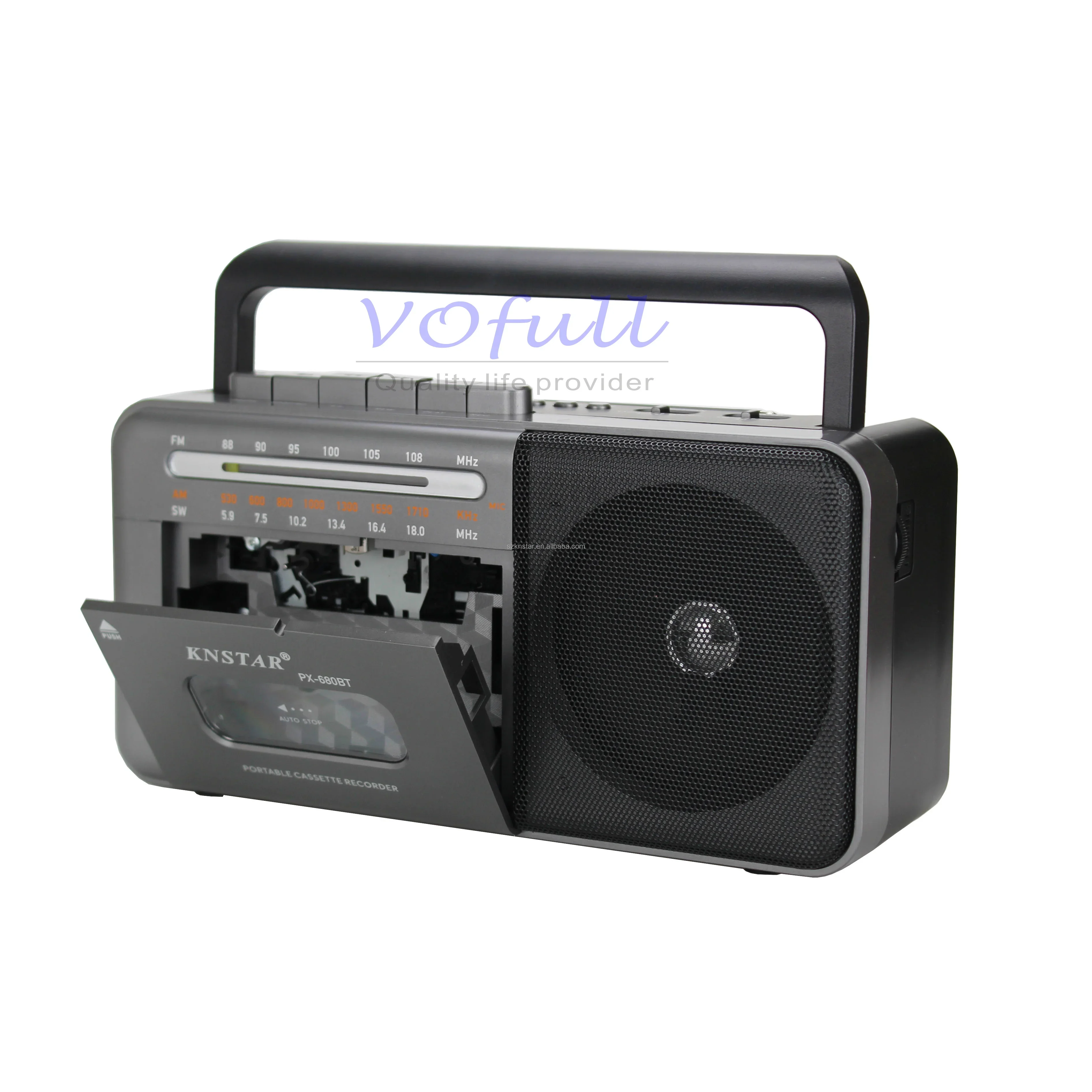 Vofull  wireless cassette recorder player AM FM SW radio Portable  speaker Radio