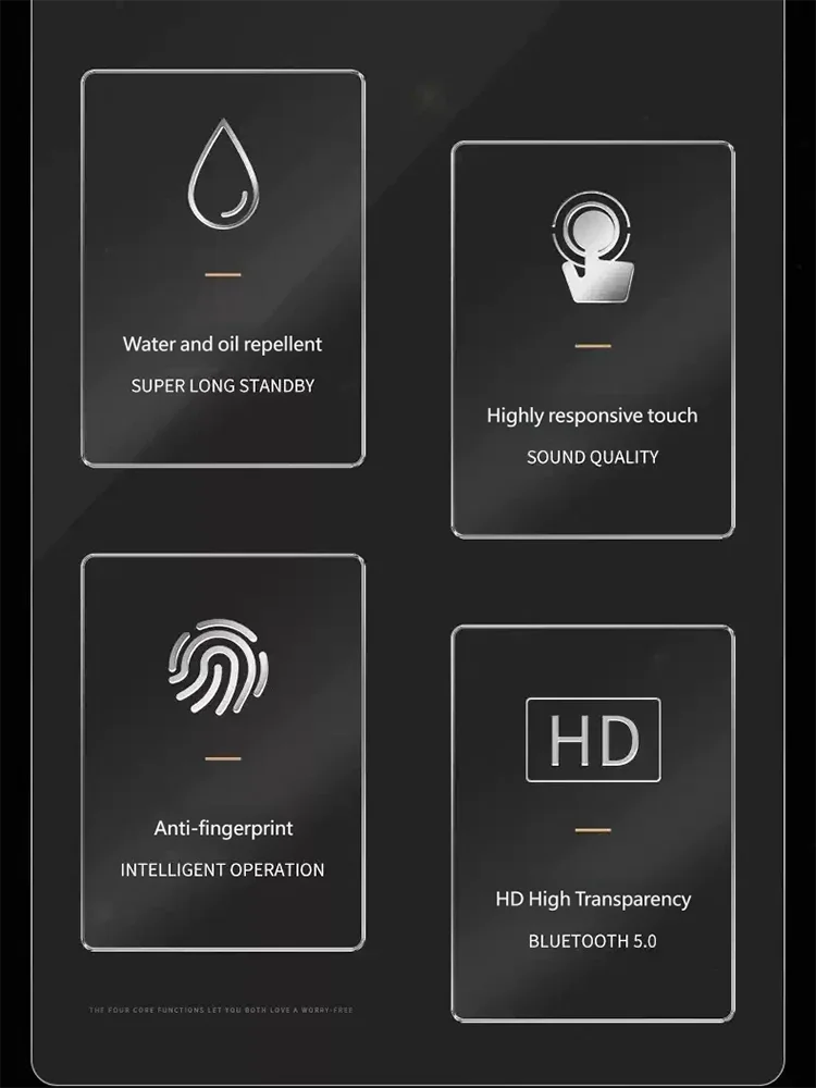For Tesla Model YL/Y/3 2025 2026 Screen Tempered Glass Film Anti-Scratch Protective High Definition Control Touch