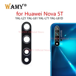 WAMY Rear Back Camera Glass Lens For Huawei Nova 5T Replacement With Sticker