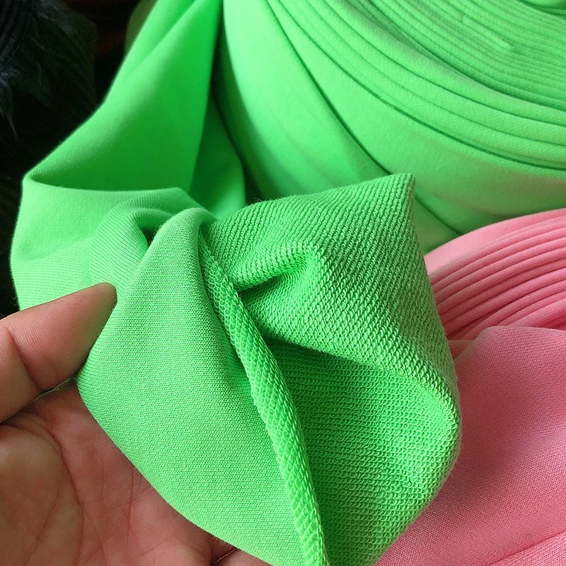 

Wide 180cm French Terry Loop Cotton Knitted Fabric Abrasion-Resistant Sweatshirt Sweater Suit Sports Casual Wear Comfortable