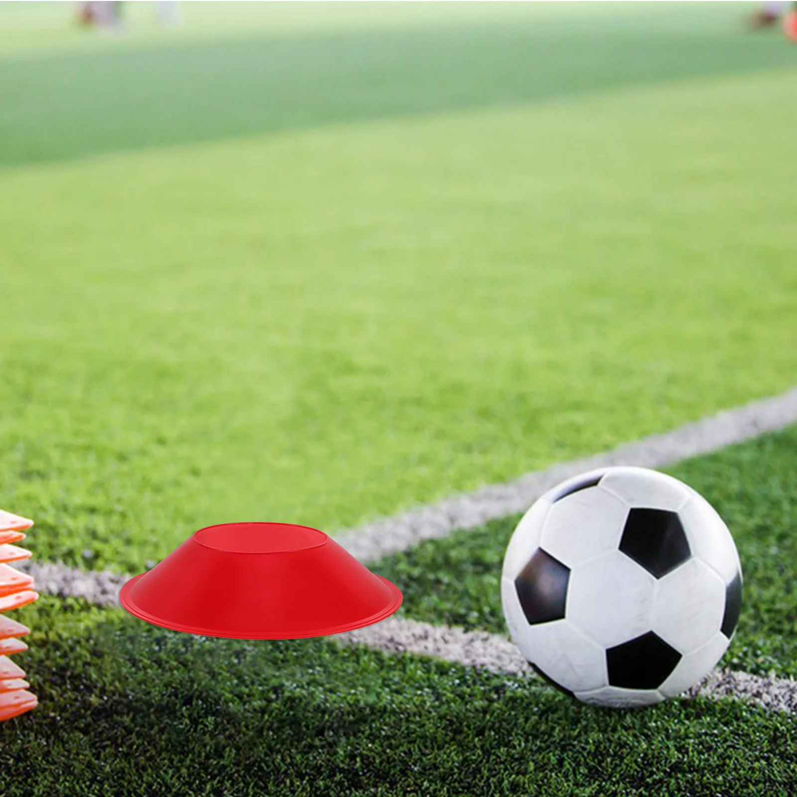 

10Pcs Soccer Support Stand Multi Functional Display Rack Plastic Football Base Training Cone Marker Large Diameter For Toy