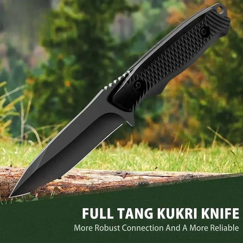 

Нож мясника высокой твердости для кемпинга и охоты для резки мяса, походов на открытом воздухе, портативные практичные ножи с фиксированным лезвием и ножнами K