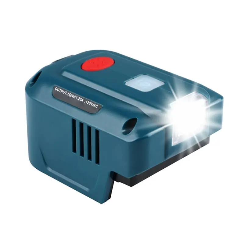 ABJN-For 18V Lithium- Battery Compatible 150W Power Supply Inverter Portable Inverter EU Plug Adapter