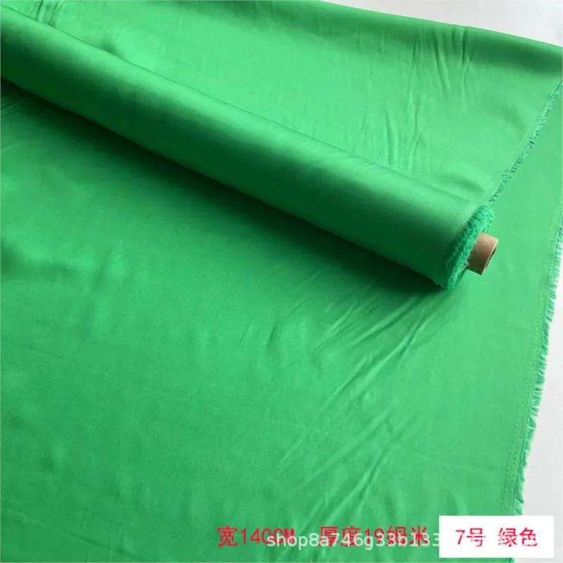 140cm wide solid-color pure silk twill fabric skin-friendly shirt scarf inner for clothing
