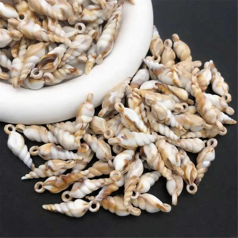 

L5YC 22 Pieces Summer Ocean Vibing Shell Charm For DIY Necklace Bracelet And Earring Projects