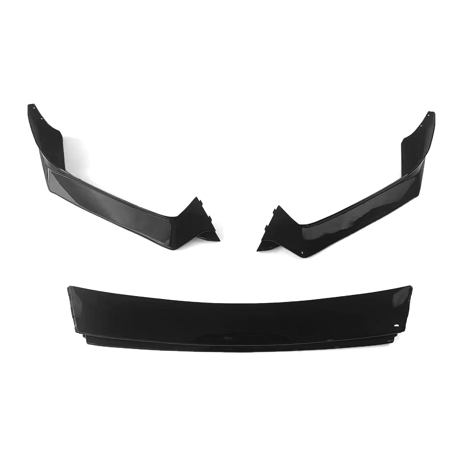 

3 Pieces Car Front Bumper Spoiler Lip Lower Splitter Blade For Infiniti Q60 2017-2022