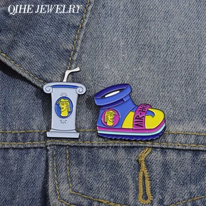 Cartoon Anime Movie Pins Pins Papier, personalisierte Film inspirierte Embleme, Rucksack, Sapela -Broschen, mythische Schmuck, Accessoires Geschenke 8 Hauptverkaufs -Rucksack -Chaos - №2