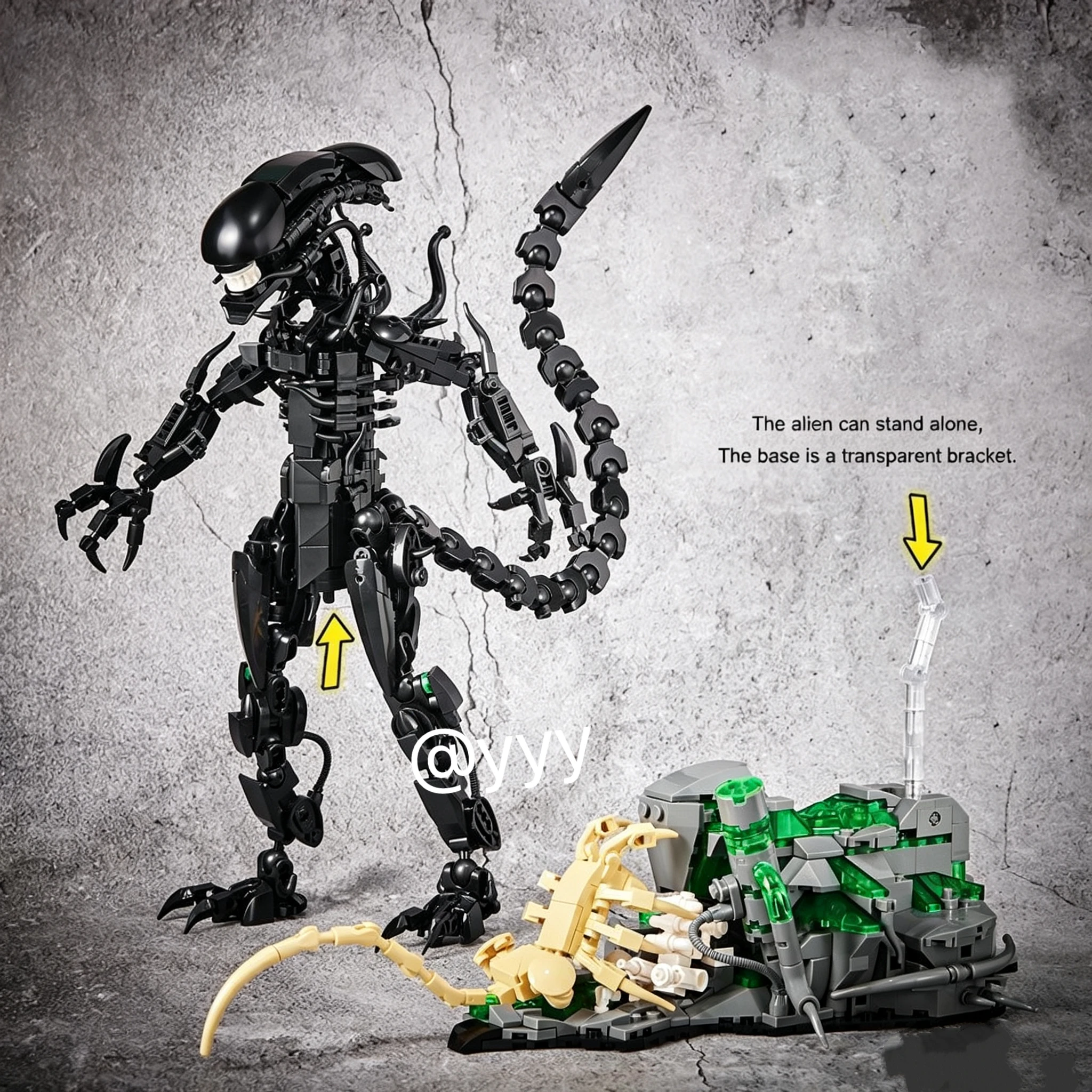 Nouvel ensemble de blocs de co - Xenomorph Kids Toys avis et prix