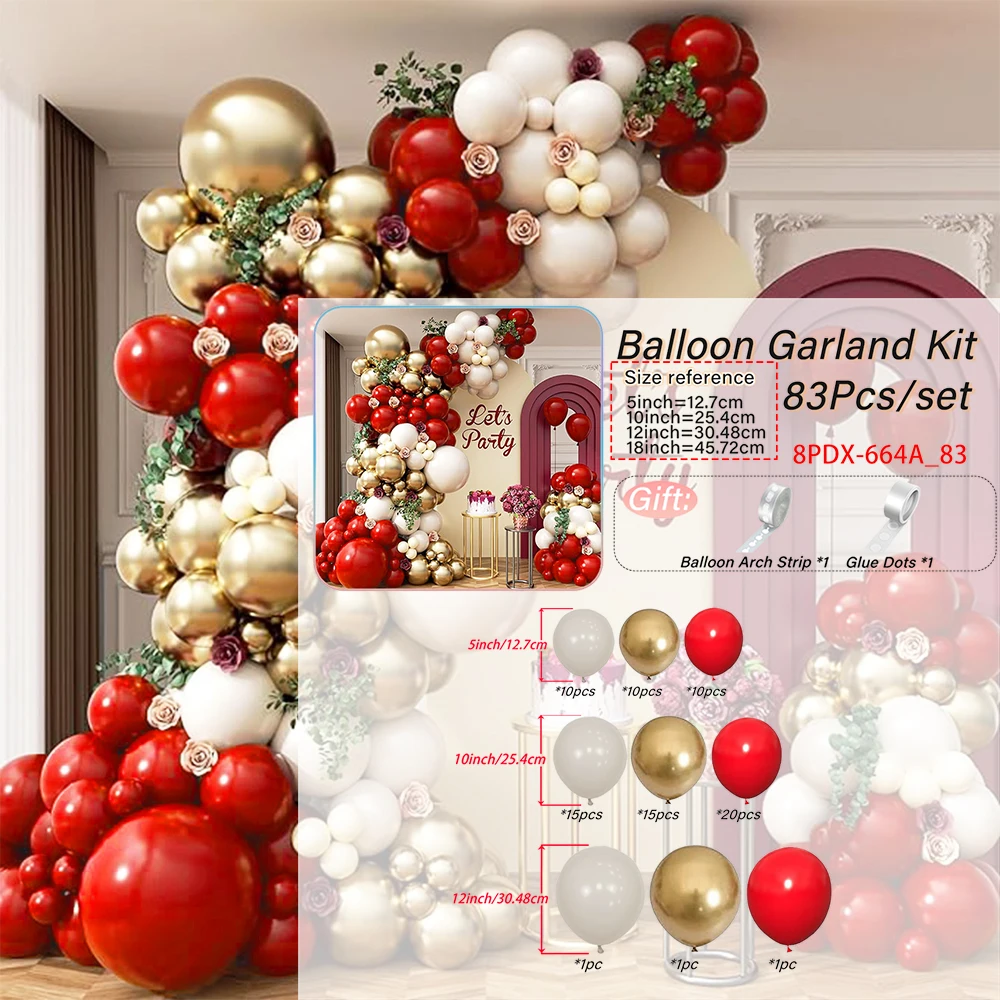 طقم قوس البالونات، احتفالات العطلات، حفلات أعياد الميلاد، الذكرى السنوية، احتفالات العمر القادمة، زينة الهالوين