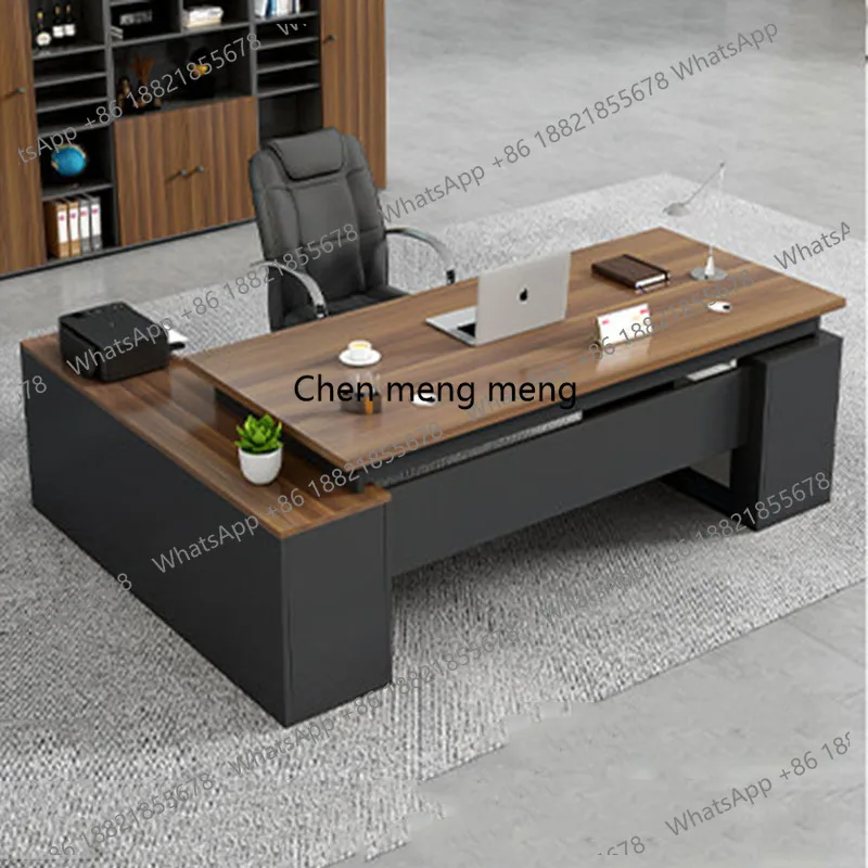 

chinese style big size office desk Minimalist design modern aesthetic office desk Universal escritorio oficina home furniture