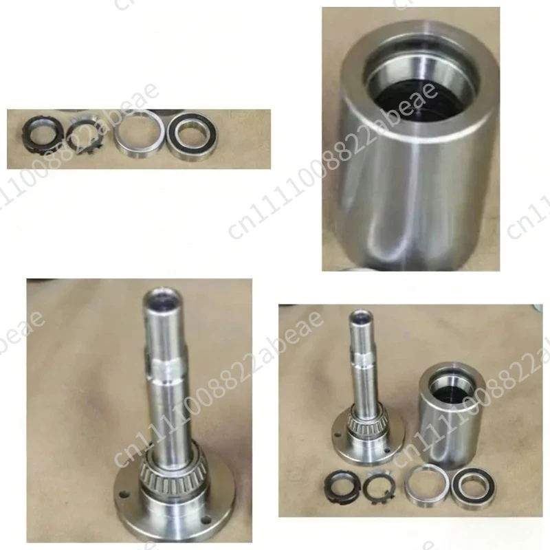 80/100/125/160 small lathe spindle, high-strength screw connection, woodworking lathe, headstock assembly, with flange