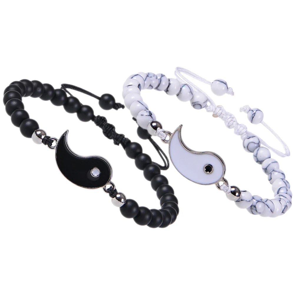 

Bracelet Matching Jewelry Lovers Wedding Yin And Bracelet Couples Love Design
