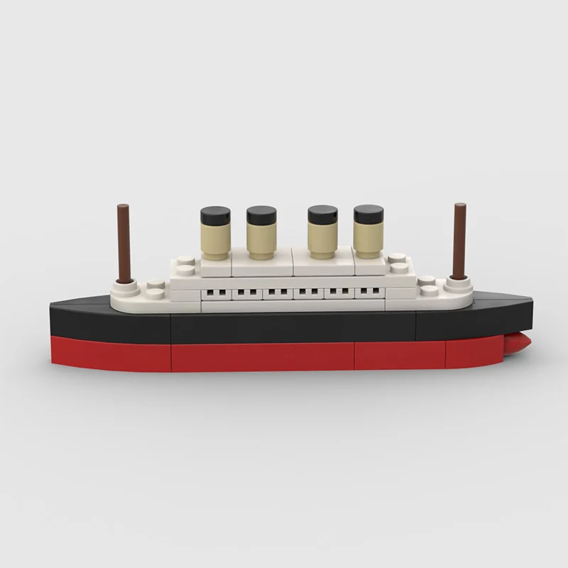 Titanic Cruise Ship Model Building MOC Blocks Bricks Boat Kit Construcrion Sets Children Assemble Toys