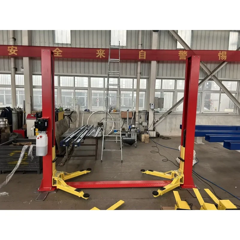 Factory Wholesale Four-Column Lift 4000kg Hydraulic Motorcycle and Car Elevator Two-Post Design Two Post Car Lifter 5000kg