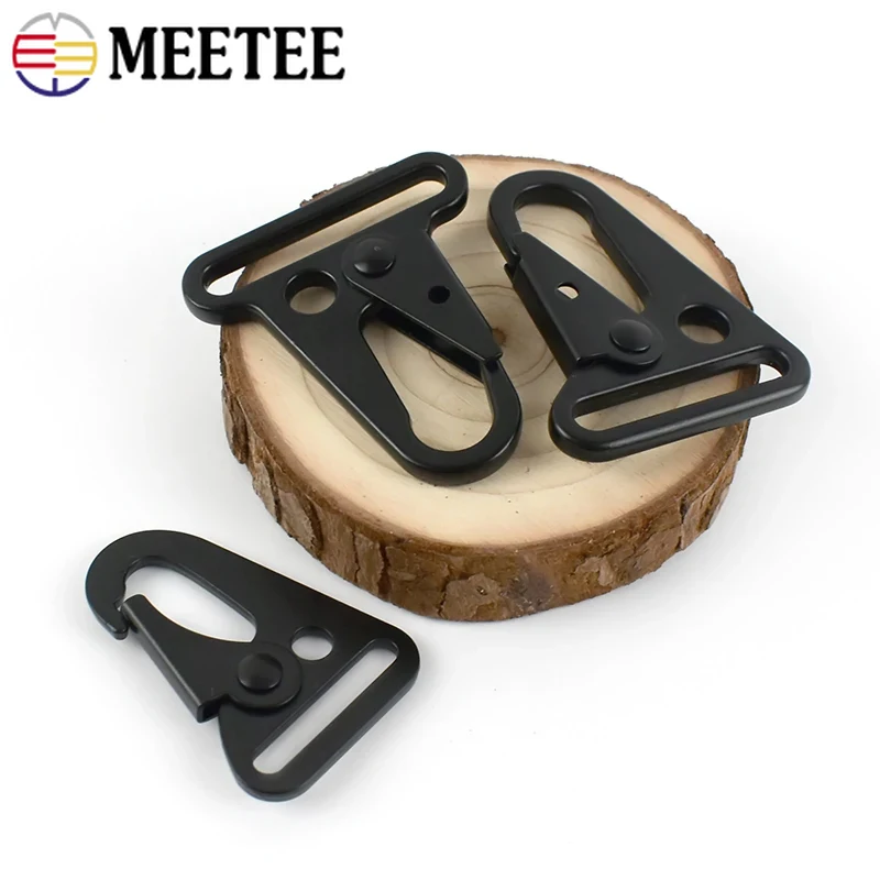 4/10 pz Meetee 20/25/32/38mm metallo aragosta grilletto Clip gancio fibbia fettuccia cinghia per bagagli collegare chiusura collare per cani borsa