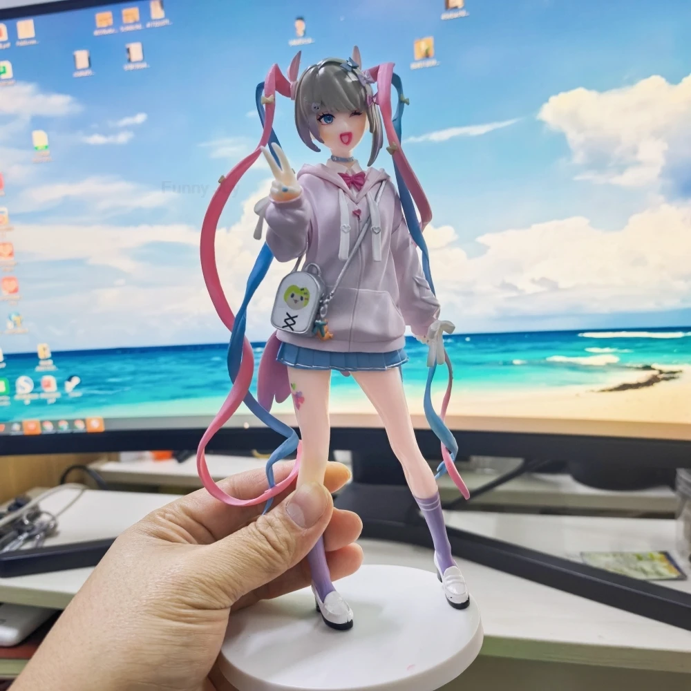 مضحك الفرح جديد المحتاجة فتاة جرعة زائدة الشكل المنبثقة موكب كانجيل عمل أرقام الظاهري Uploader البلاستيكية جمع نموذج الحلي لعبة #3