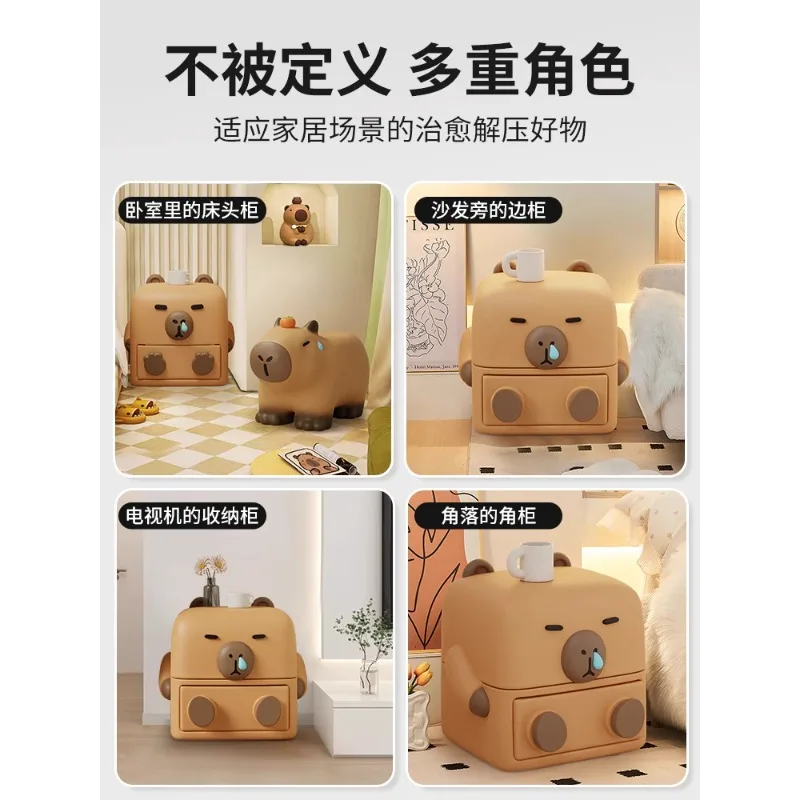 Cute children's bedside table shelves, bedroom bedside tables, sofa side tables