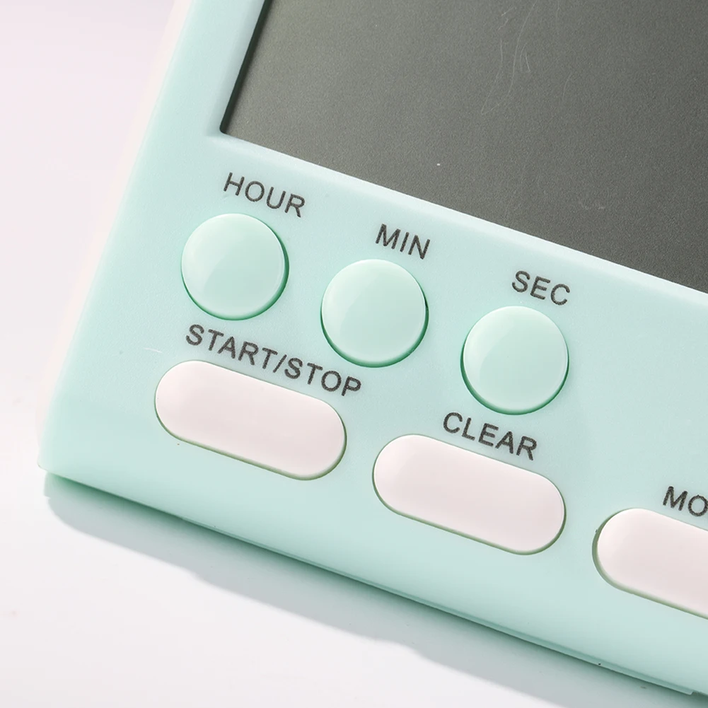 مؤقت المطبخ الرقمي، عملية بسيطة، مؤقت إلكتروني قابل للتعليق، مؤقت تنازلي، ساعة 24 ساعة لدراسة اللياقة البدنية للطهي #5