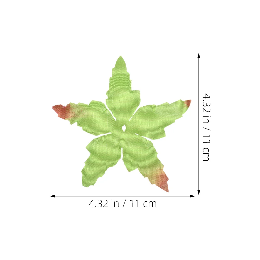 150 قطعة زهرة الورد الاصطناعية الكالكس النسيج الأخضر Sepals بها بنفسك ترتيبات الأزهار لوازم تنوعا الديكور سهلة التجميع