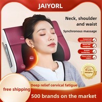 Cervical Massager Pillow with Heating Genuine Car Home Waist Back Legs Kneading Multifunctional Shoulder and Neck Massage Pillow