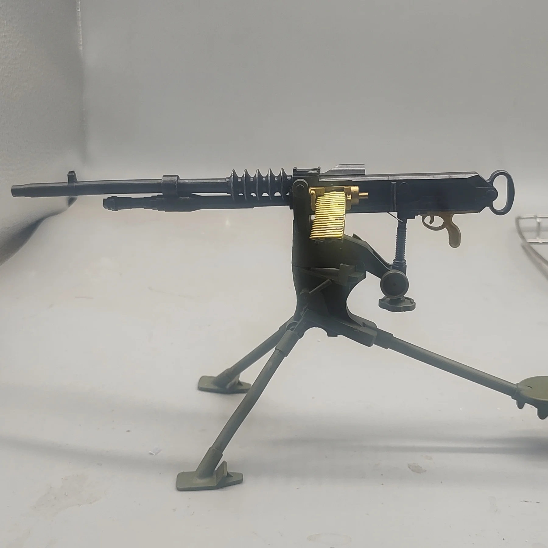 โมเดลปืนกลหนักฮอตช์คิส M1914 ขนาด 1/6 แบบพิมพ์ 3 มิติ ของเล่นปืนจิ๋วสำหรับฟิกเกอร์ทหาร ปรับแต่งได้