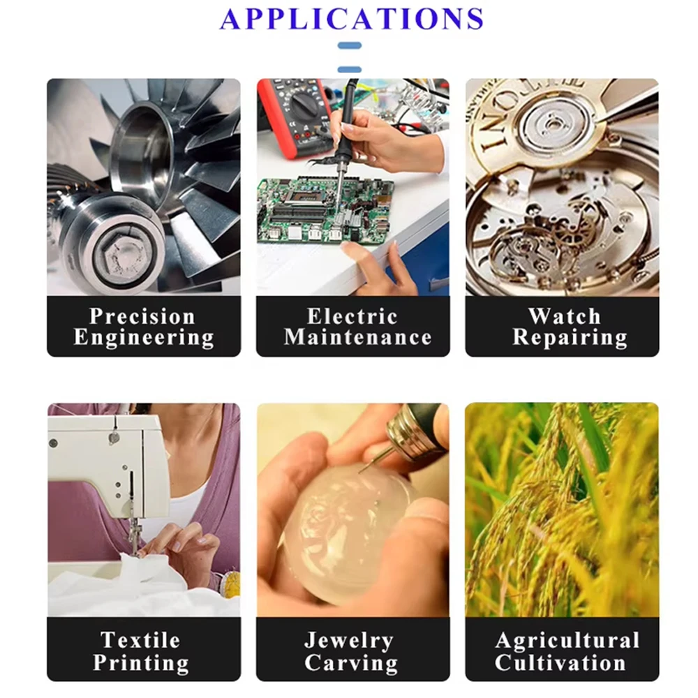 HVS-300P HD Digital Microscope - 10X Stereo Inspection Camera for Electronics w/ HDMI & USB Output (CE/FCC Certified)