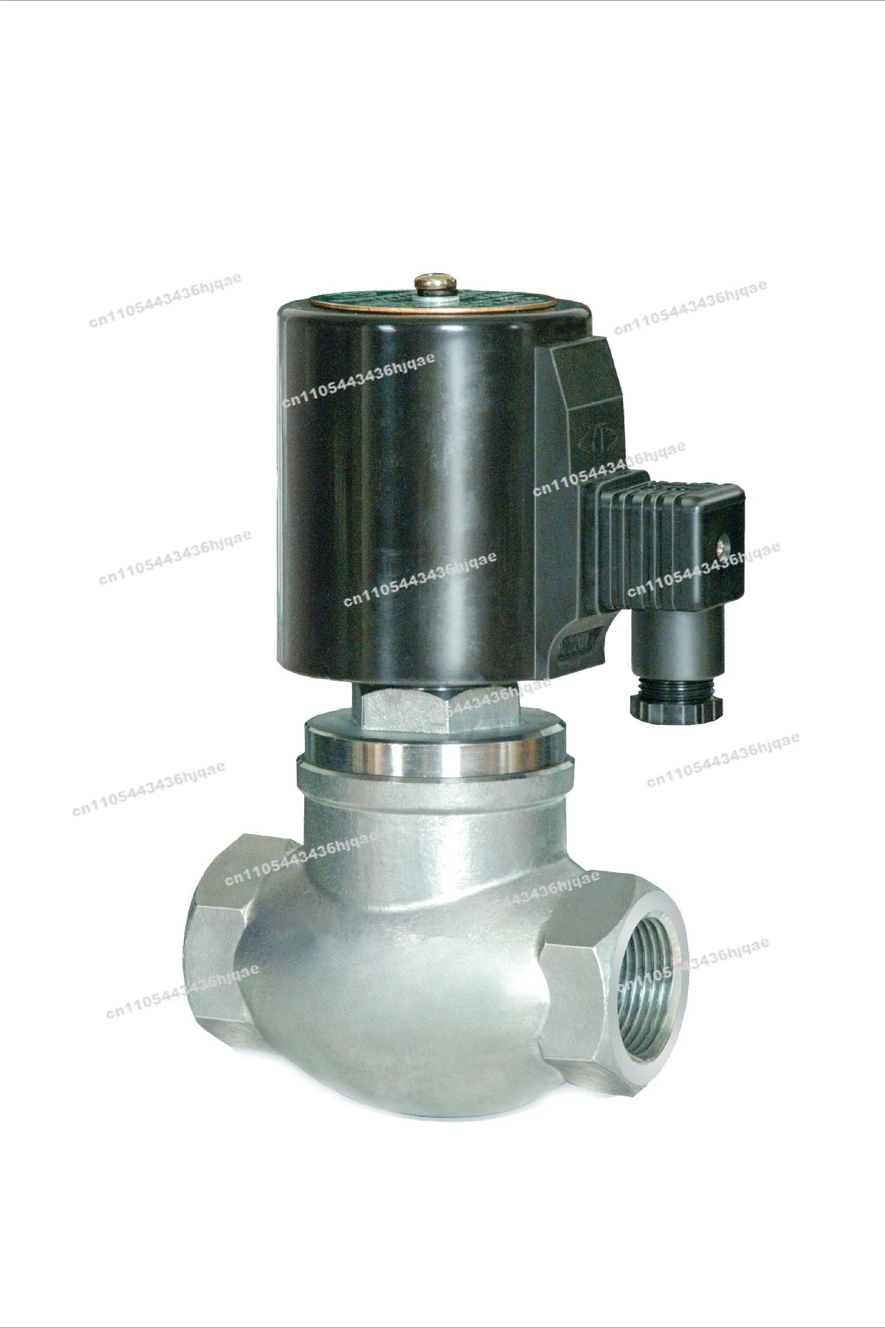 Solenoid Valve for Steam Liquid, Two-position, Two-way Direct-acting Stainless Steel High-temperature Solenoid Valve