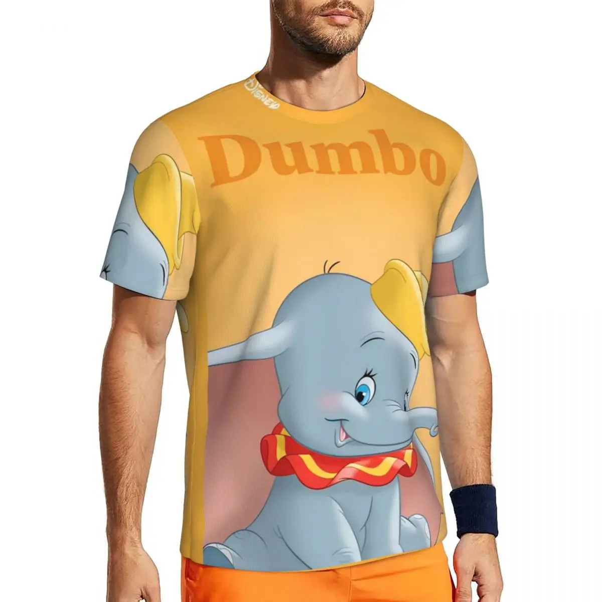 

Dumbo Cartoon Running T-Shirt Harajuku T Shirts Men Aesthetic Tshirt Summer Short-Sleeved Design Tops
