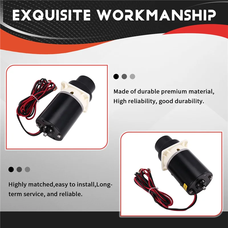 

X39A-Electric Toilet Motor Pump Assy 37072-0092 For Jabsco Compatible For 37045 37245 37055 37255 37075 37275 370720092 RV Boat