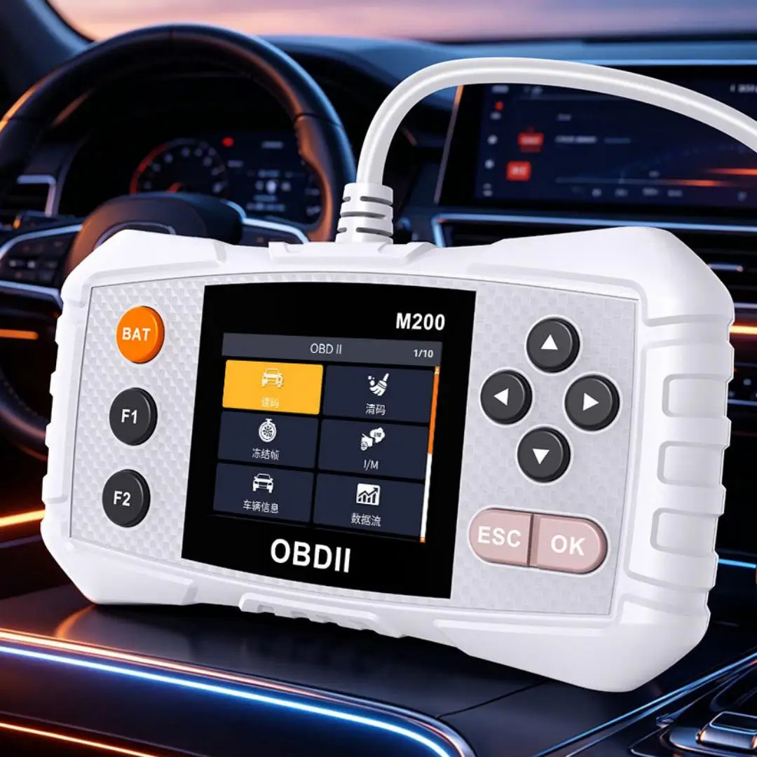 M200 Tester Airbag ABS Transmission Engine Fault Detection OBD Tablet WiFi Upgrade for Home Use