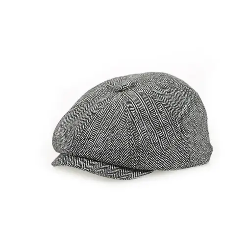 Kids Vintage Beret Cap,  Cute and Stylish Children's Newsboy Ca Retro and Tweed Newsboy Hat for Children - Image 11