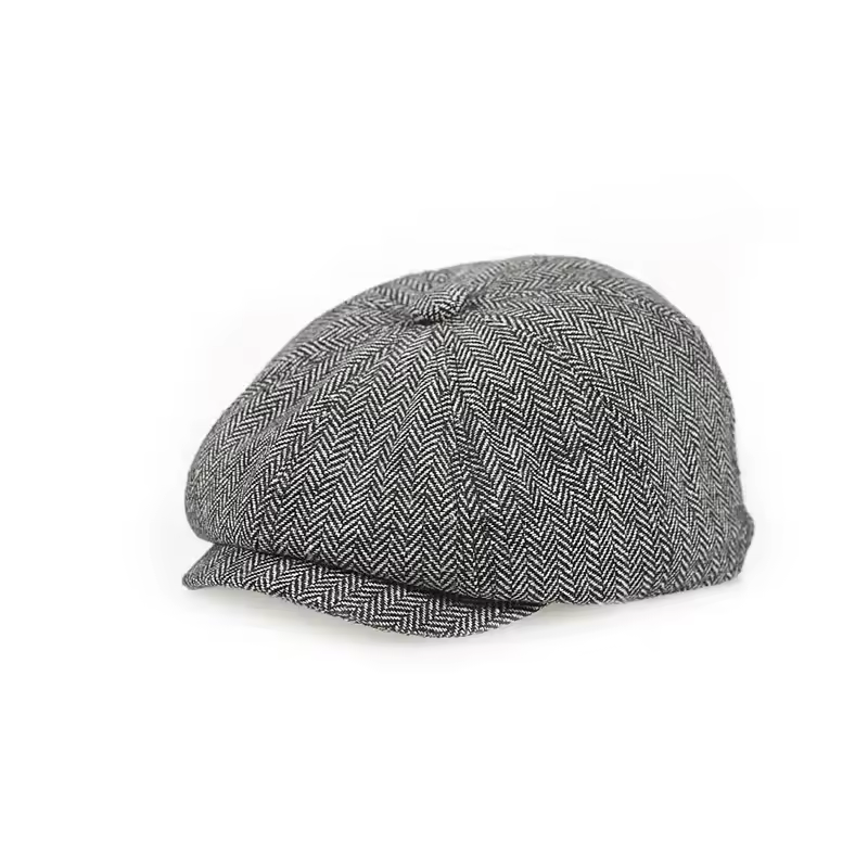 Kids Vintage Beret Cap,  Cute and Stylish Children's Newsboy Ca Retro and Tweed Newsboy Hat for Children - Image 11