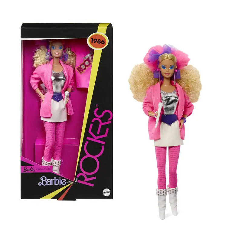 New Genuine In Stock Barbie And The Rockers 40th Anniversary Reproduction Doll Collectible Desktop Decoration Girl Surprise Gift