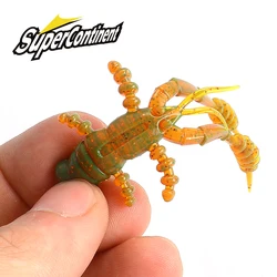 2023 NEW lure lobster 7.2cm / 4.7cm Larval soft bait Lobster Soft Lure Fishing Lures Attractive Shrimp odor salt Wobbler