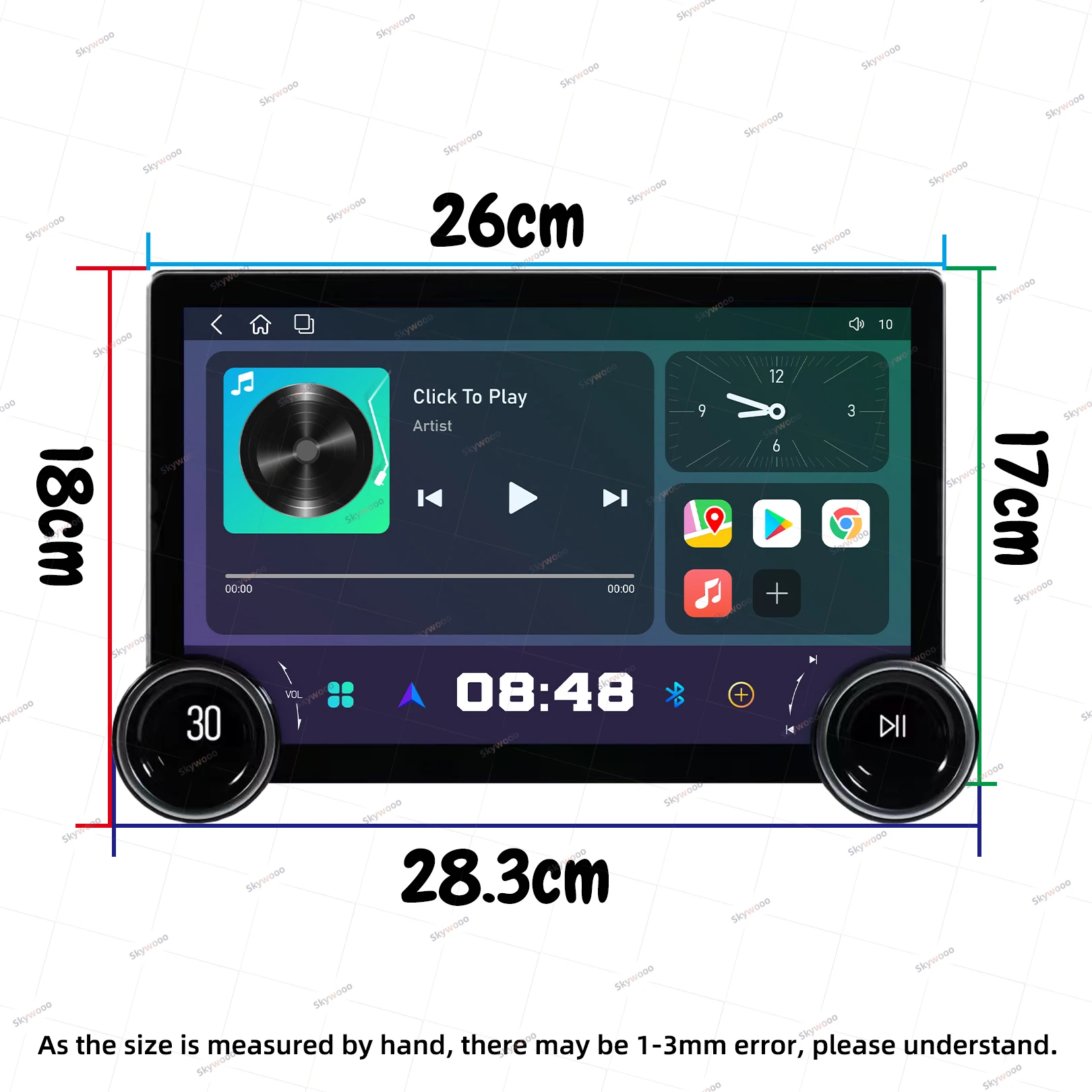 11.8 Inch Screen 2 Din Android Car Radio Navigation Multimedia Carplay GPS WiFi Head Unit Autoradio Car Stereo