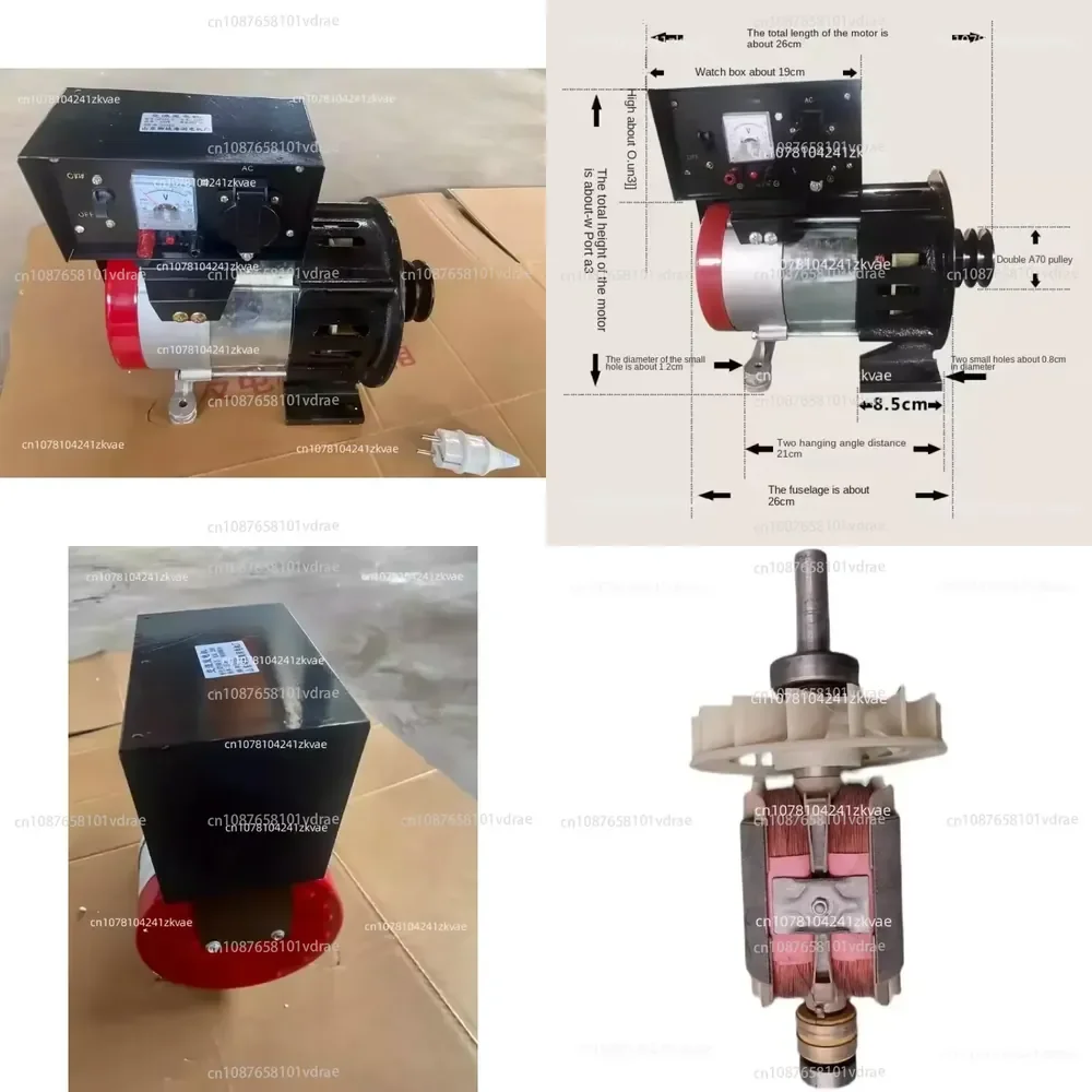 New 220V Small Generator 3000W Household Excitation AC Generator with Stabilizer 50Hz Copper Wire